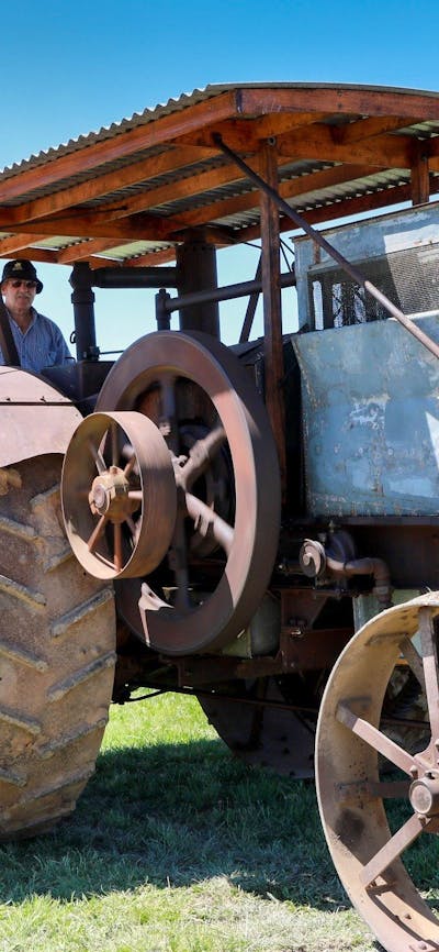 Vintage farm machinery