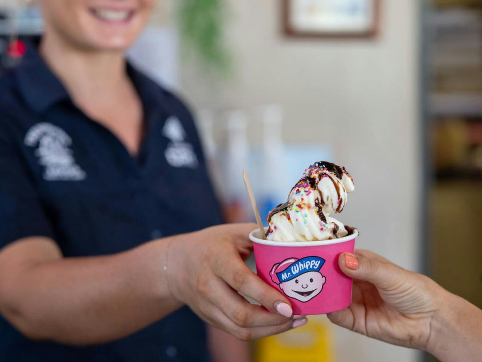 mr whippy ice cream cup