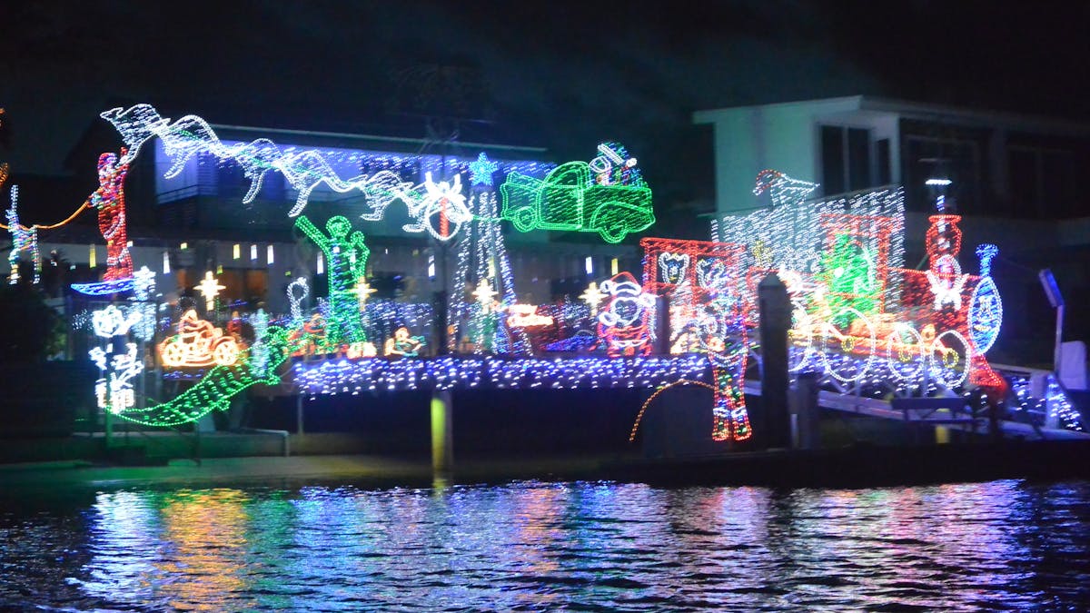 The absolute gem of the Mooloolaba Christmas Lights cruises.