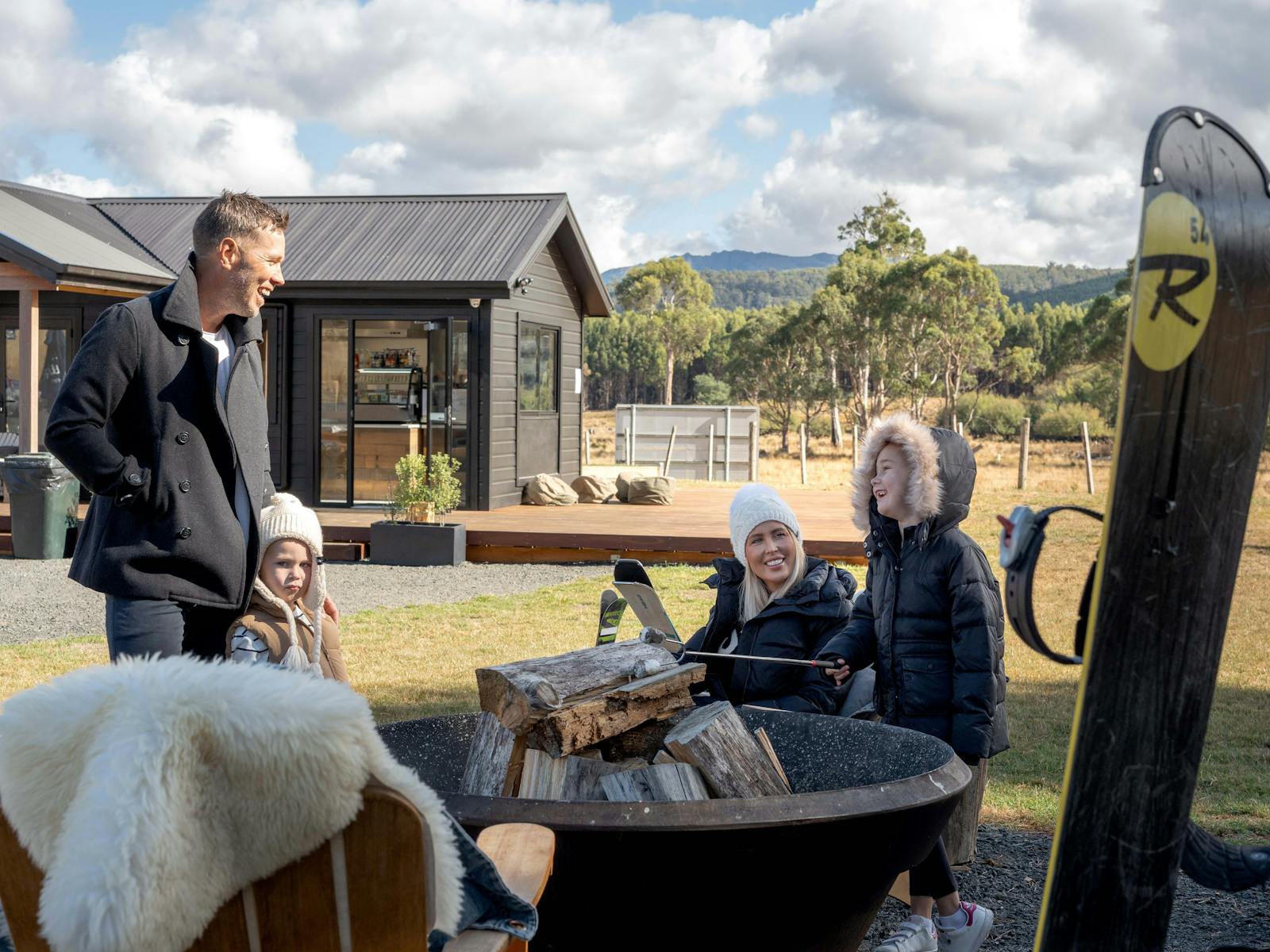 Toast smores at Ben Lomond Base