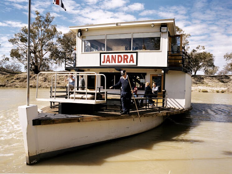 The Jandra Paddlesteamer on the Darling River at Bourke