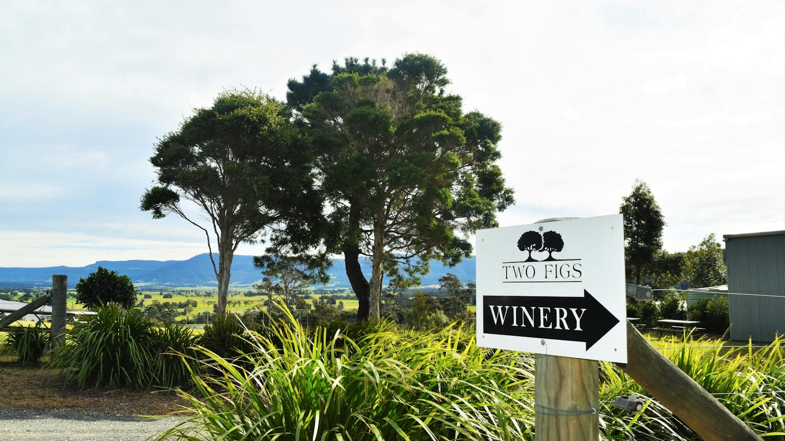 Entrance to Two Figs Winery