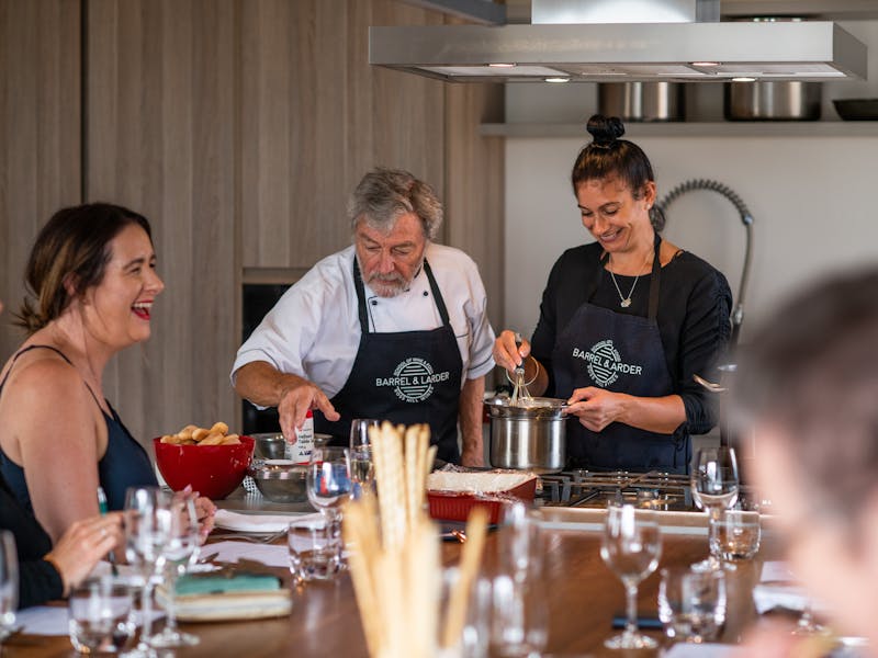 Enjoy the fun, whilst learning to cook delicious local produce matched with perfect Ross Hill Wines