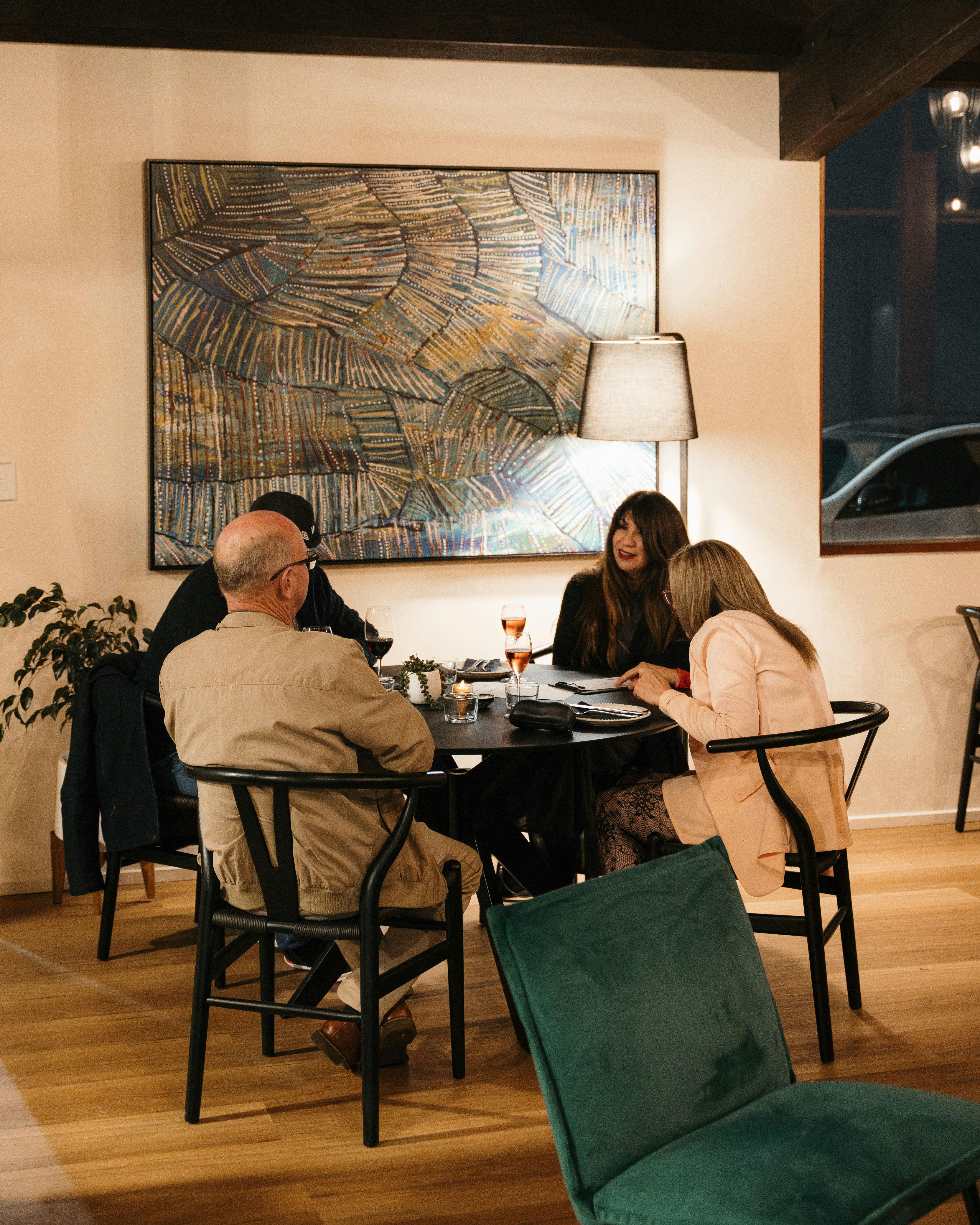 Watkins Wine Tasting in our cosy tasting room