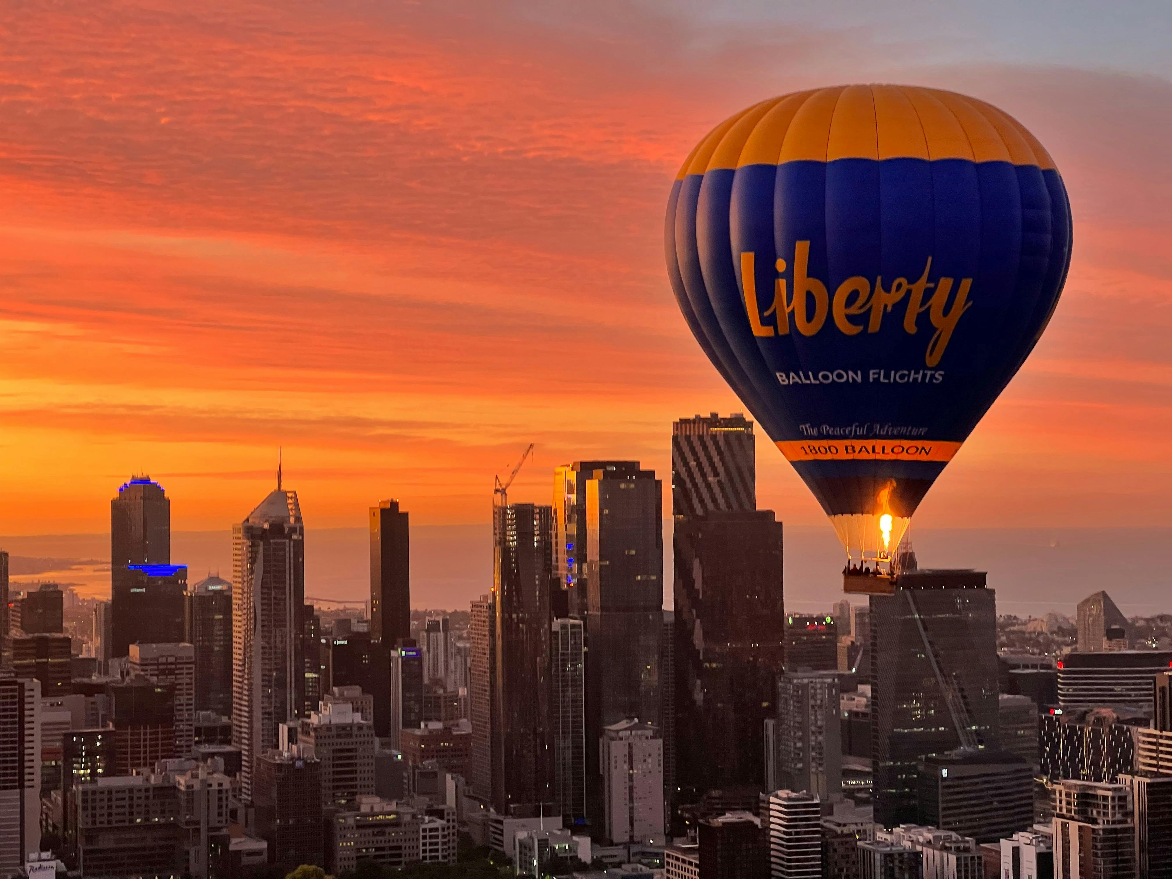 Liberty Balloon over Melbourne