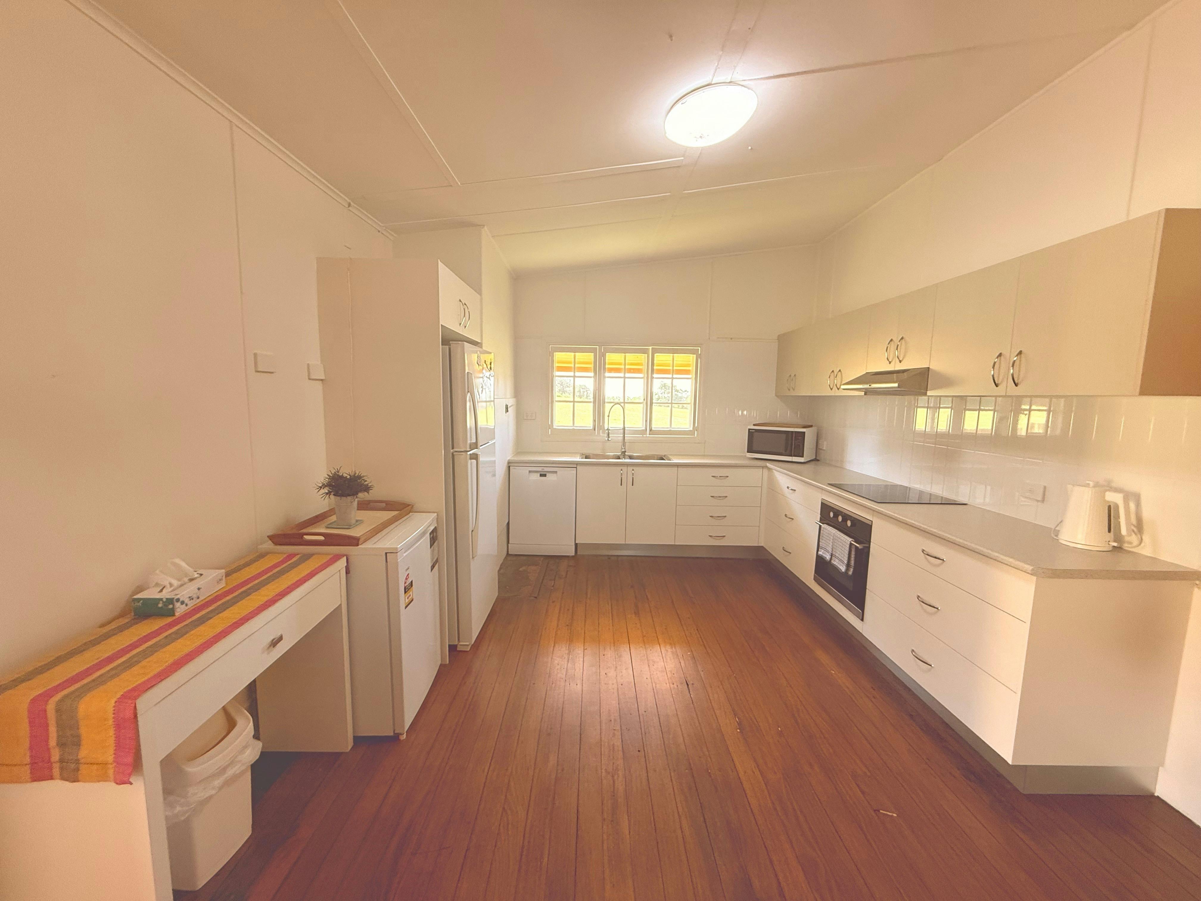 Spacious clean restored  kitchen