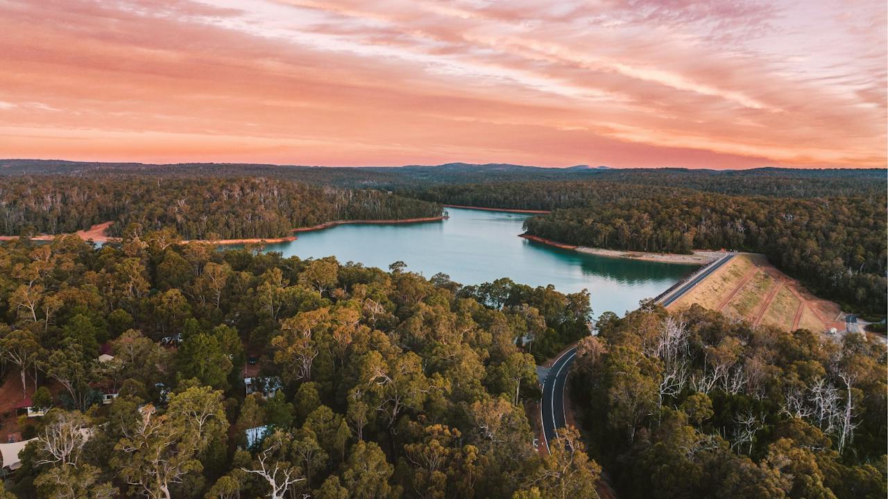 Waroona Dam Sunset
