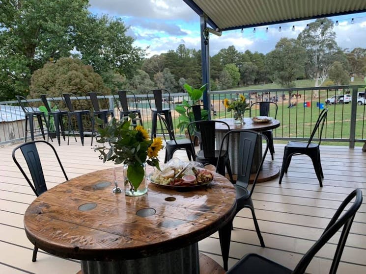 The new deck at Rosewood Golf Club (venue for Rosewood Round Up) opened April 2019