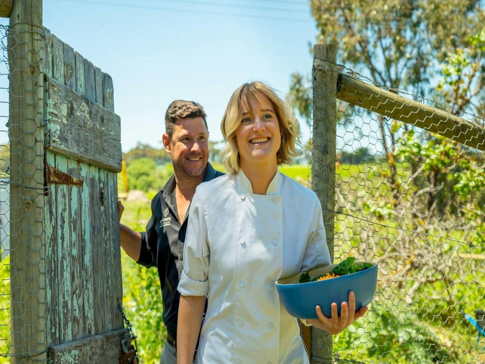 Fresh from the garden.