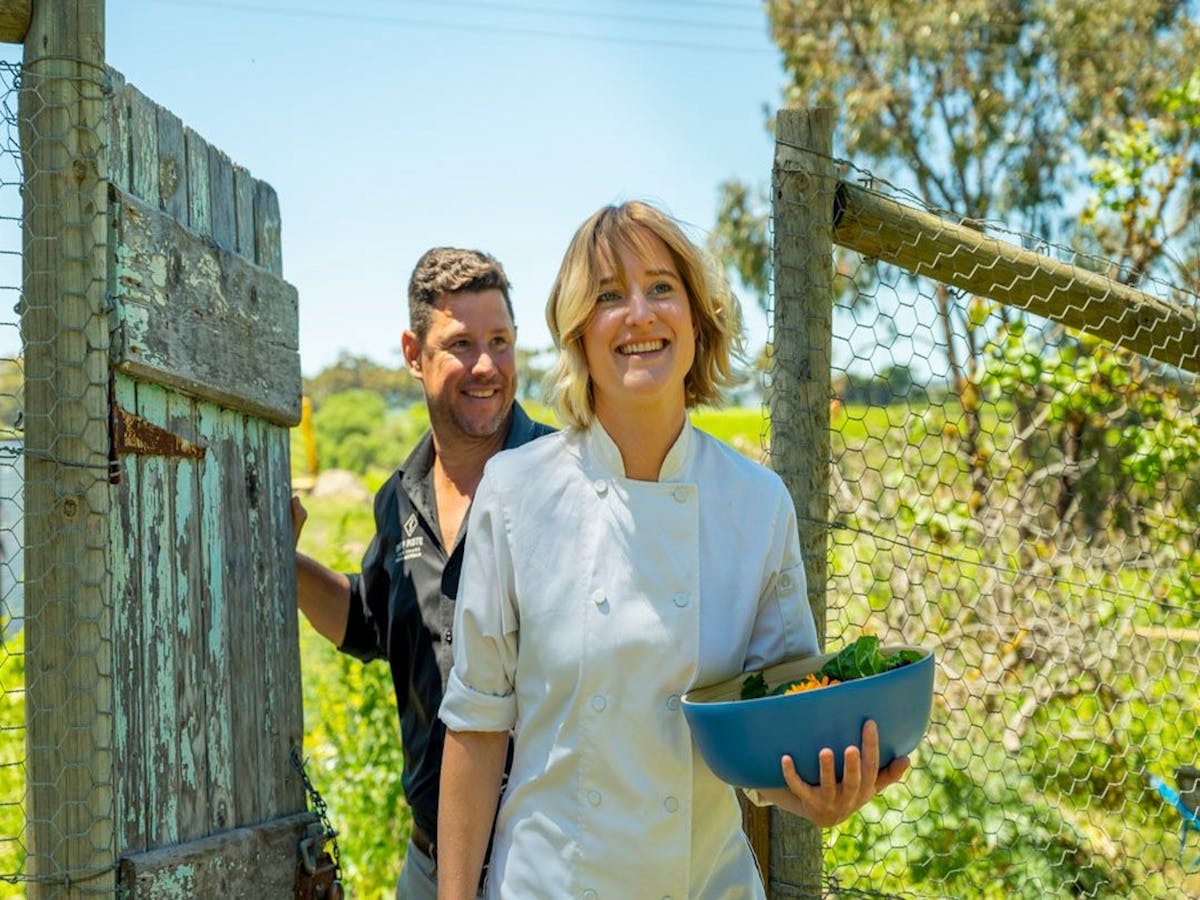 Fresh from the garden.
