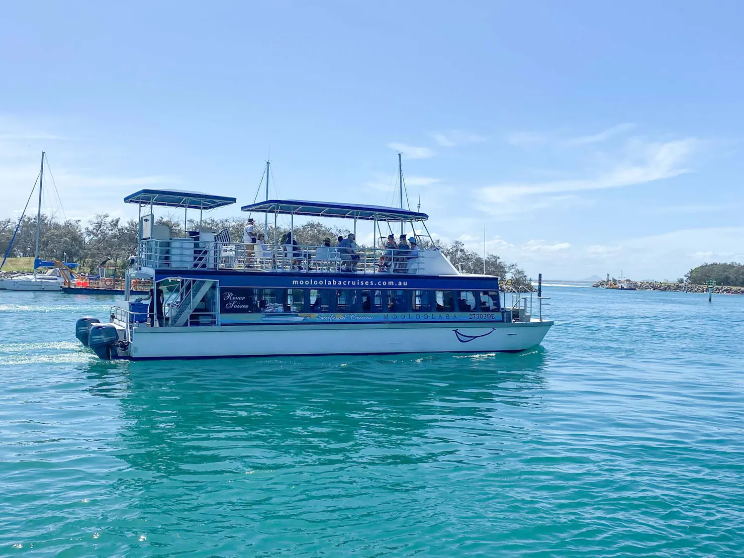 Seafood Cruise Mooloolaba boat