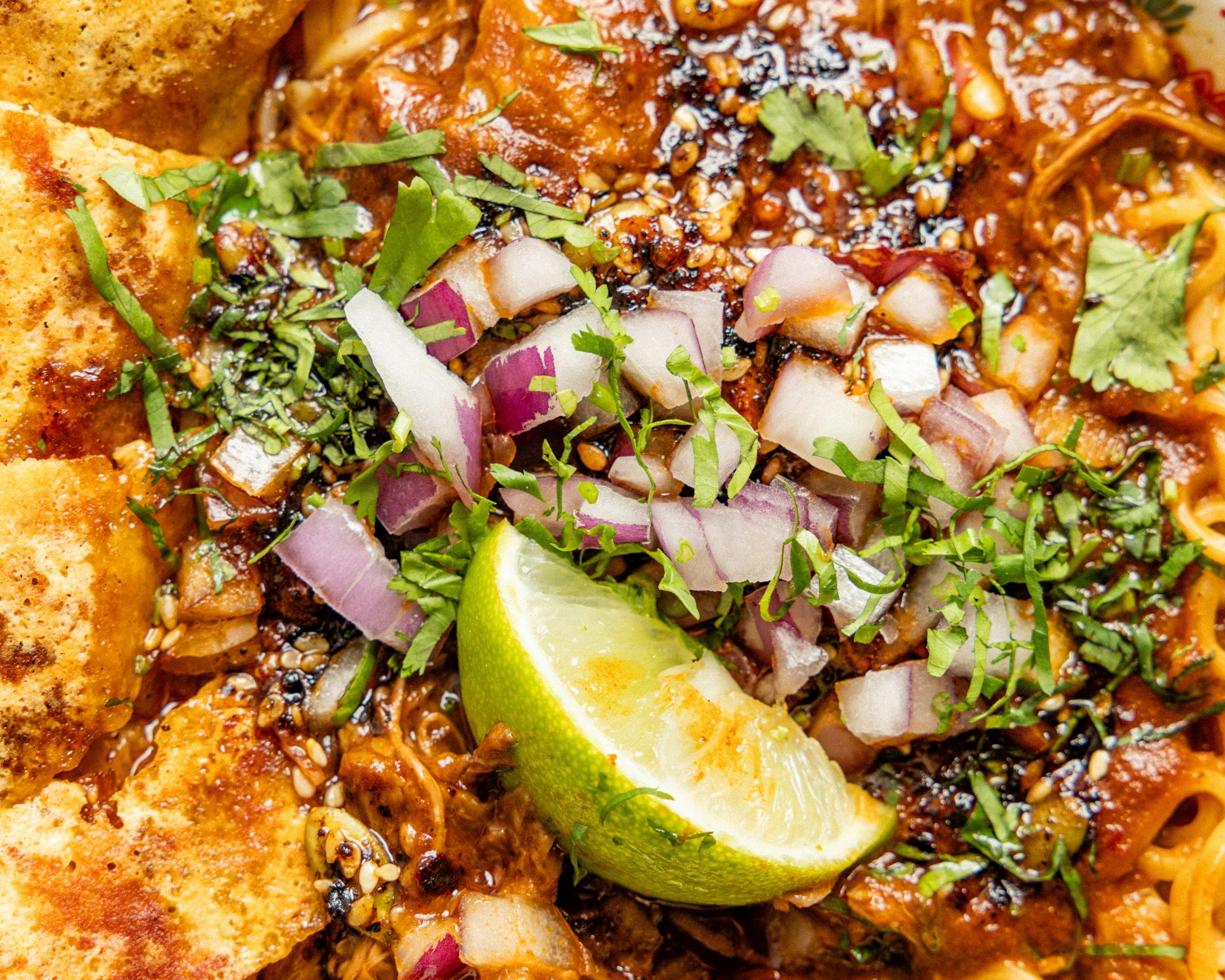 ビリア牛肉のクローズアップ