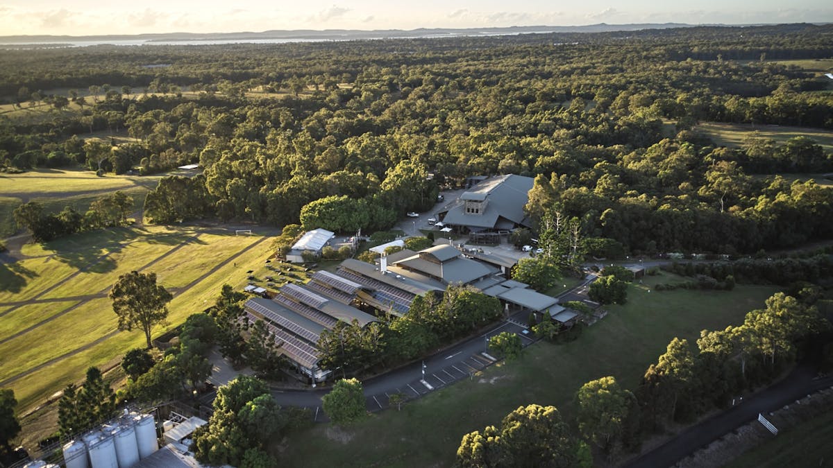 Sirromet Winery covers more than 560 acres at Mt Cotton