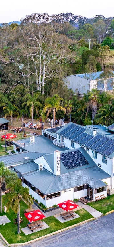 Aerial view Steampacket Hotel