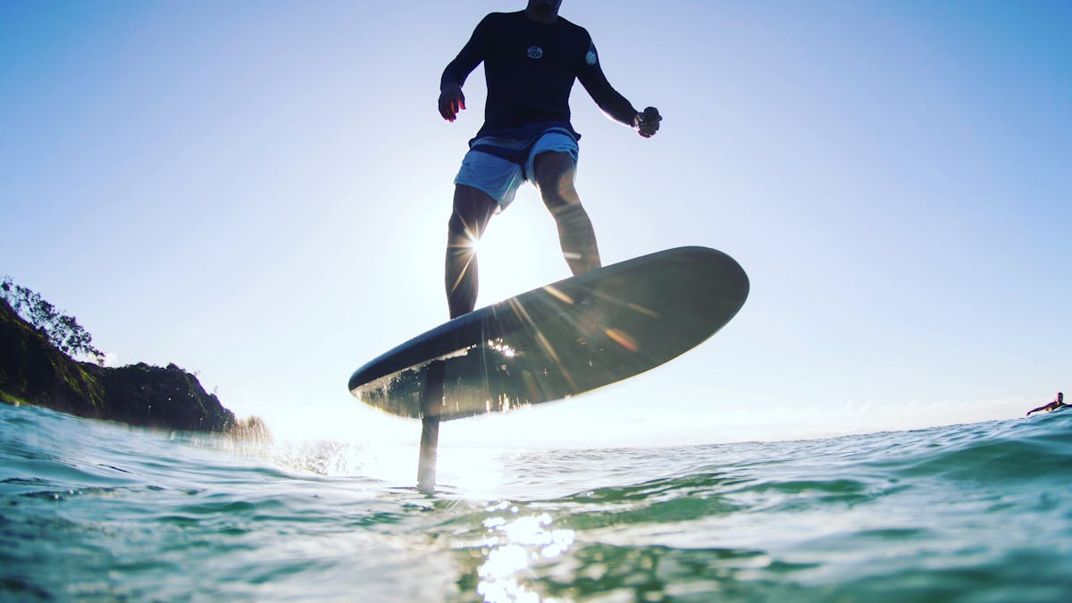 Fliteschool Noosa Man Fliteboarding Sunshine Coast
