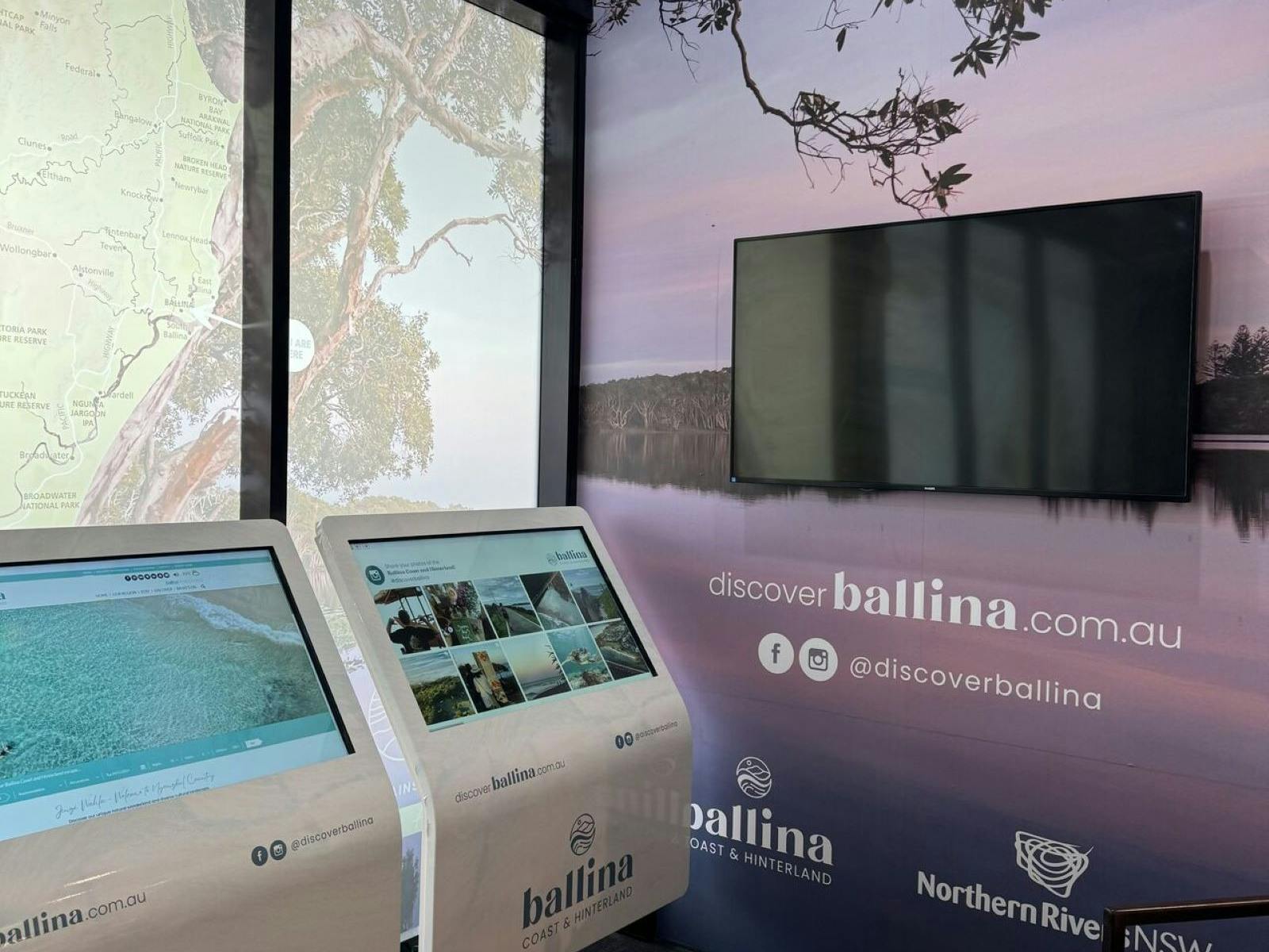 Touch screens and map