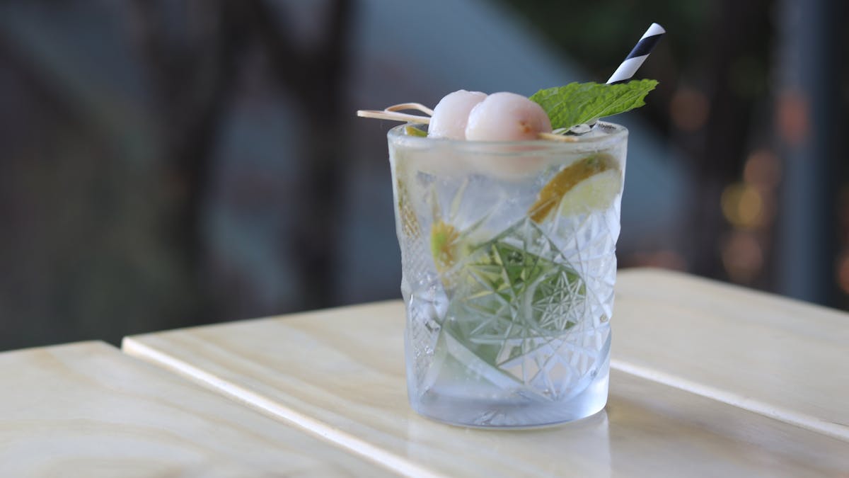 Mint, Lime, Soda, Lychee