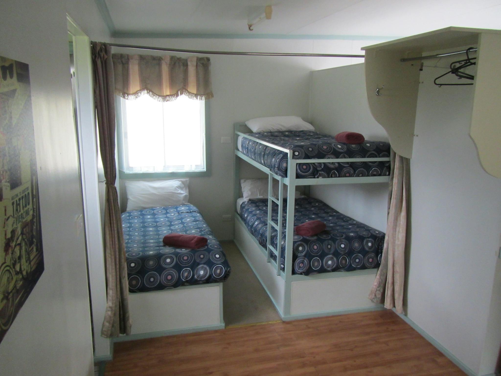 Single beds and bunk