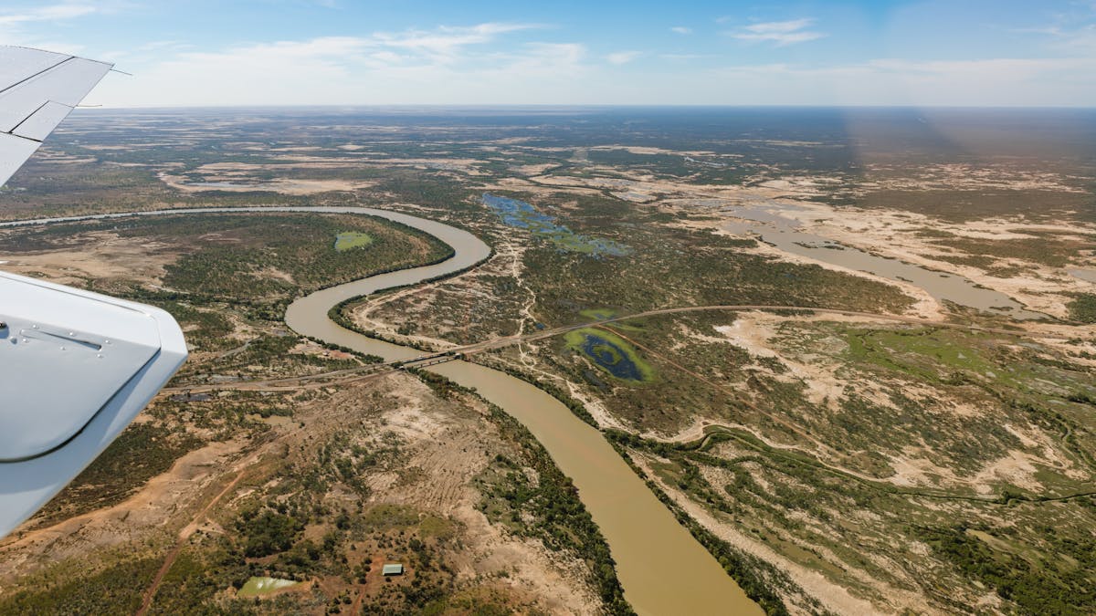 Flying over Normanton Aerial