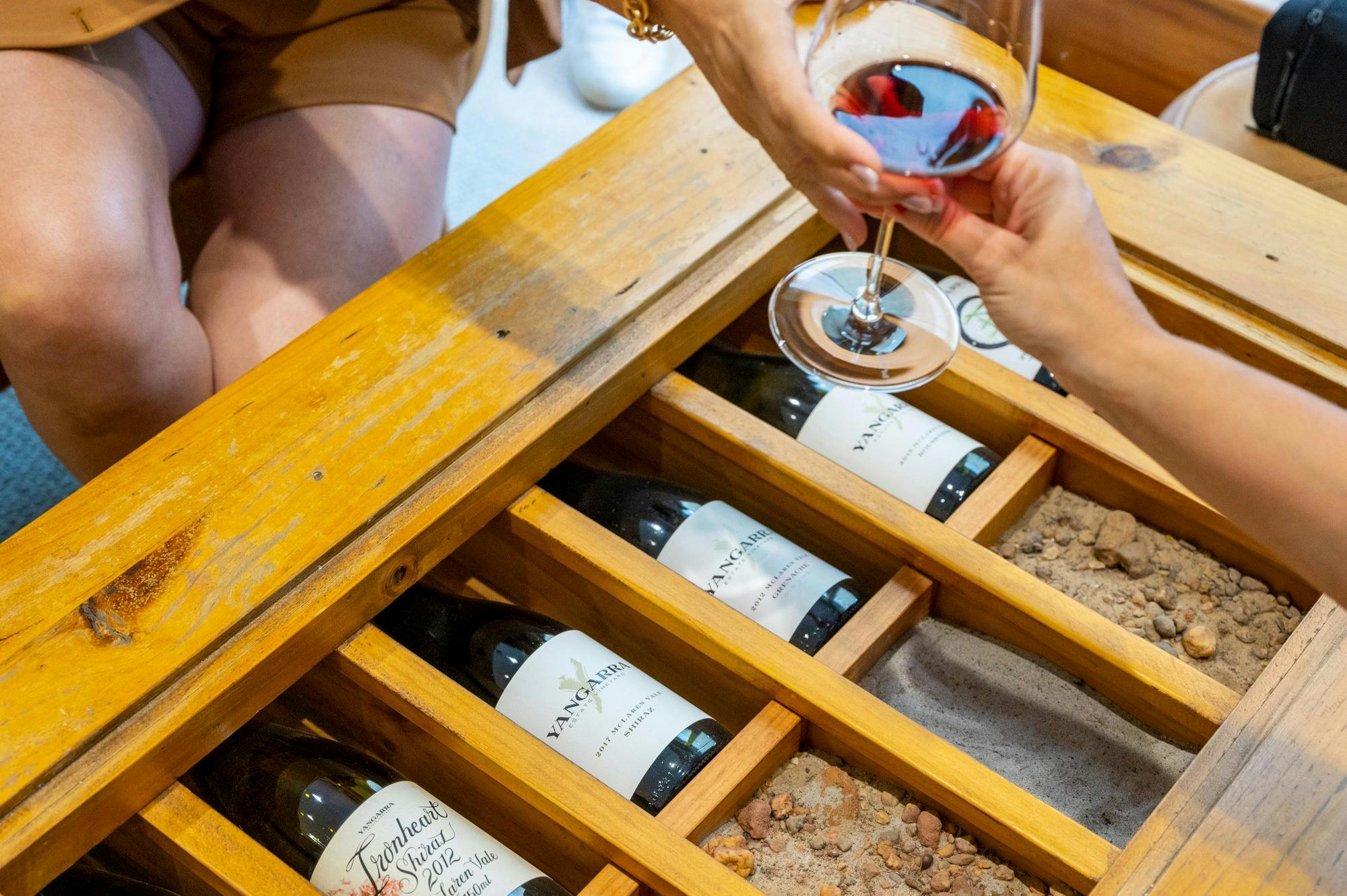 Wine tasting at Yangarra