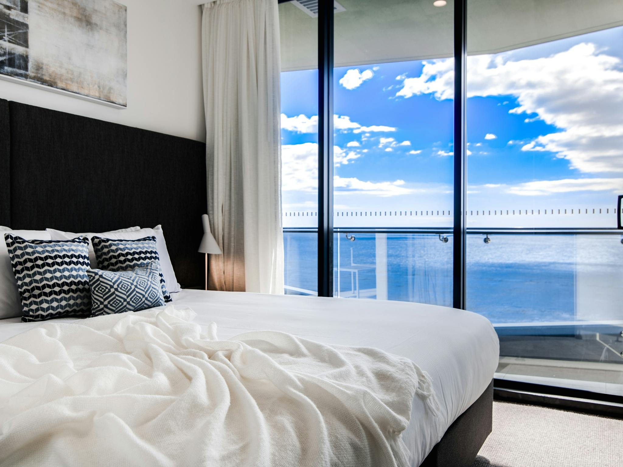King bed with balcony and ocean view King bed with balcony and ocean view