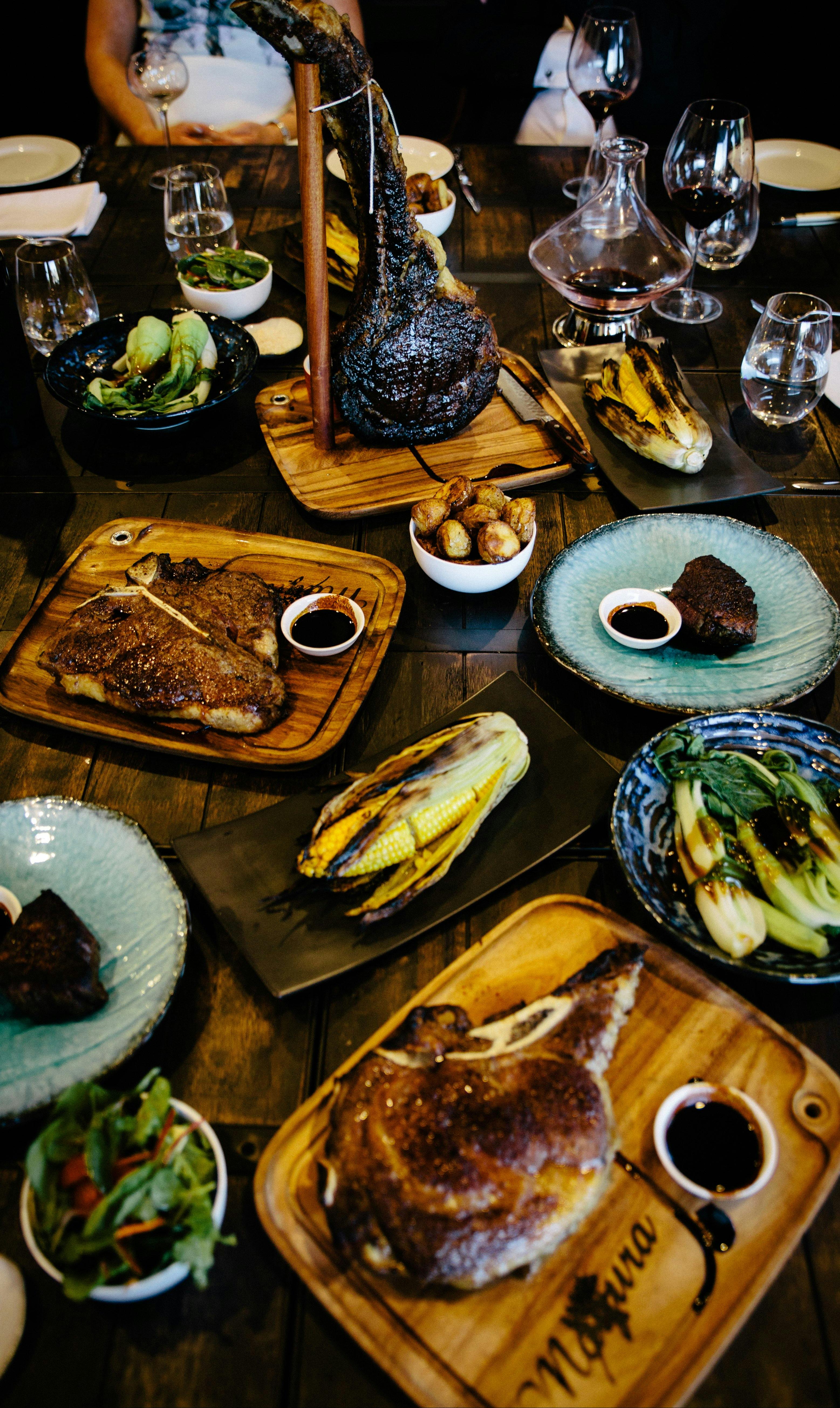 Share a meal of Mayura Wagyu with friends