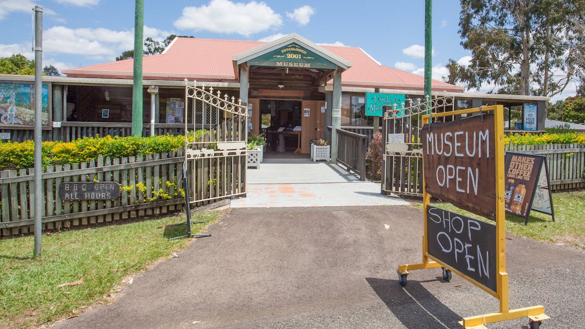 photo showing entrance to Bauple Museum