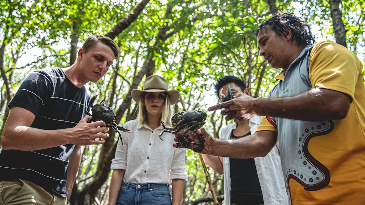 Learn about the traditional hunting practises of the Kuku Yalanji Aboriginal people