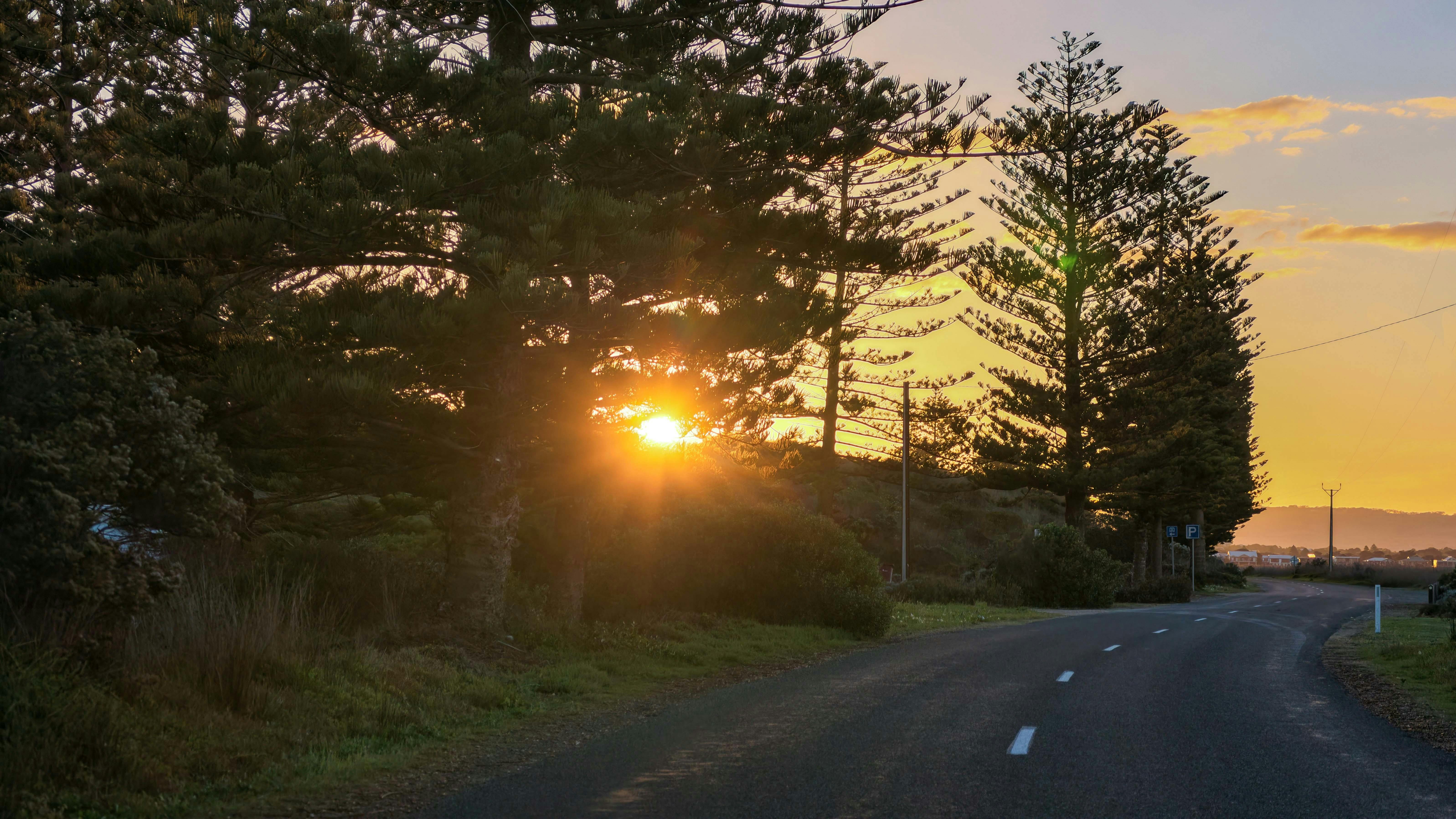 Coorong, Goolwa, beautiful sunset in tranquil setting