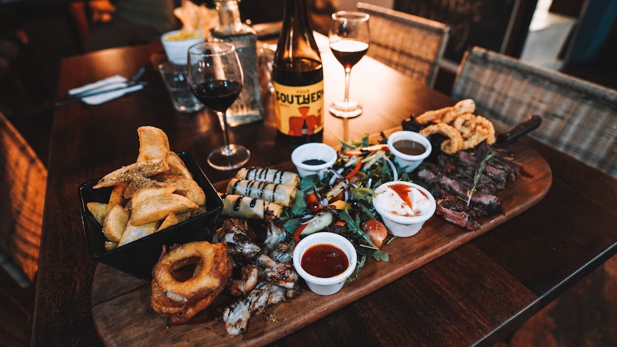 Australian Platter served at the Cassowary Restaurant