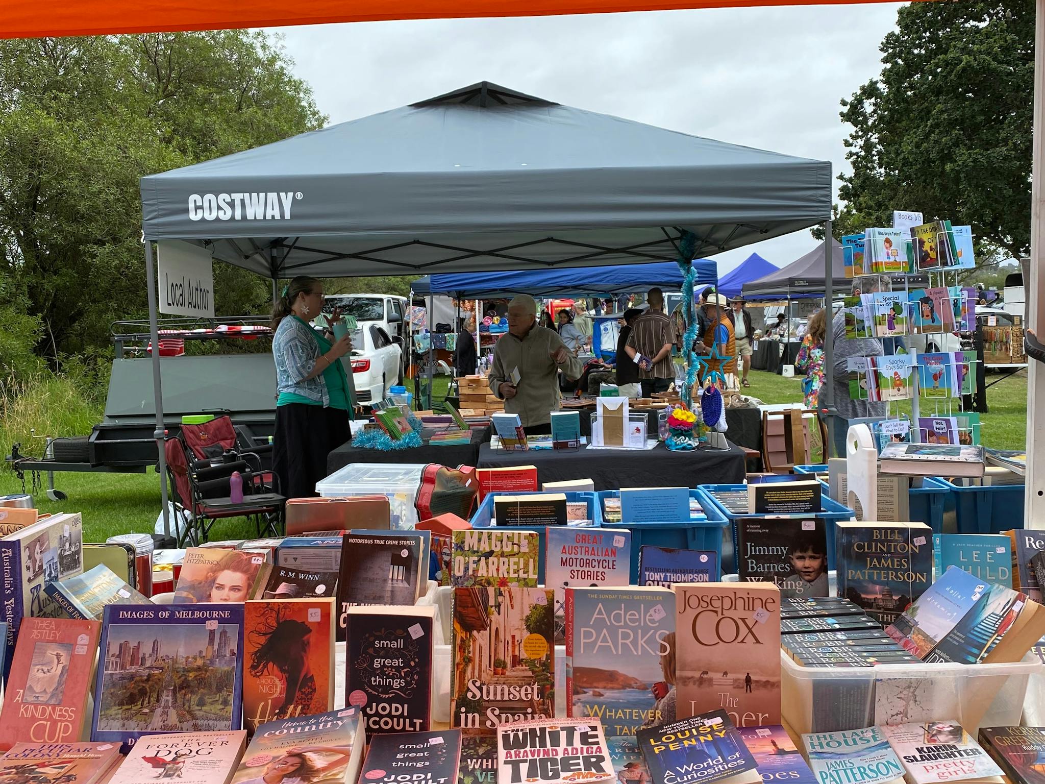 Howitt park market stall