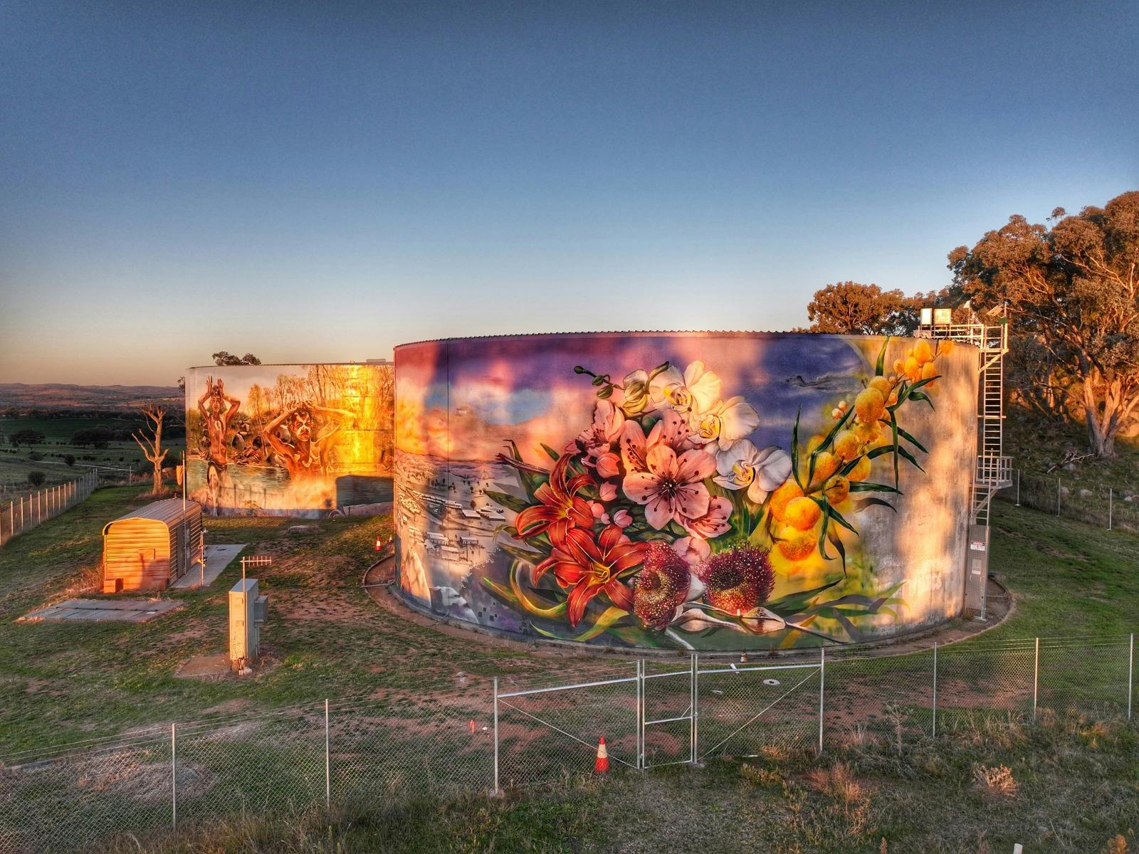 COWRA POW WATER TANK MURALS
