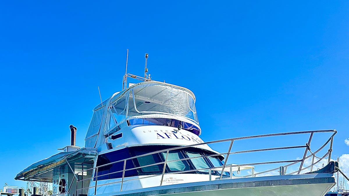 Crusader at dock