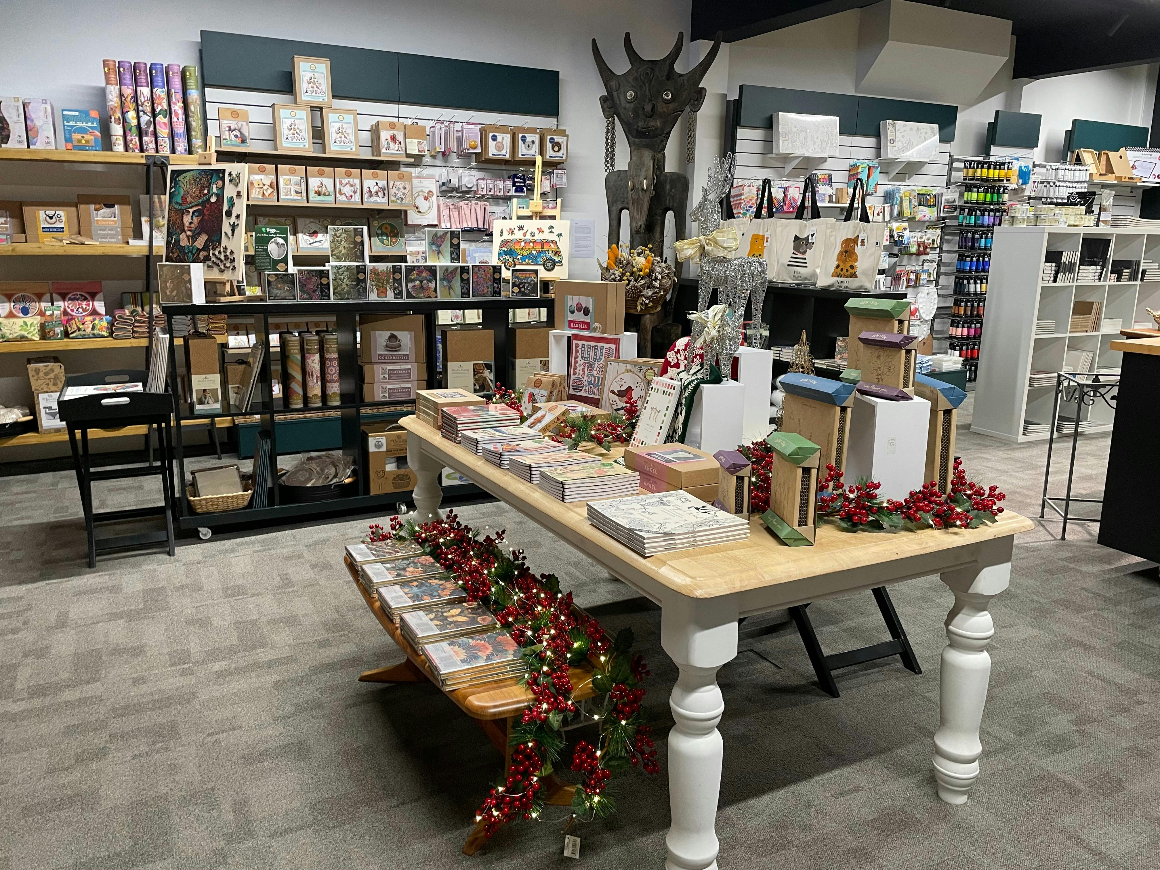 Festive creativity on display at Create Do & Mend—art, gifts and inspiration in every corner.