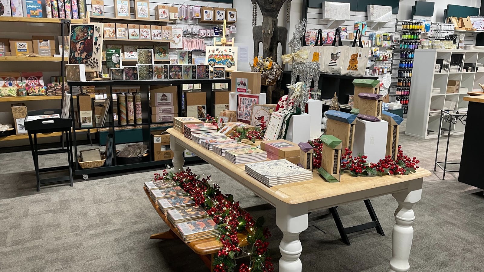 Festive creativity on display at Create Do & Mend—art, gifts and inspiration in every corner.