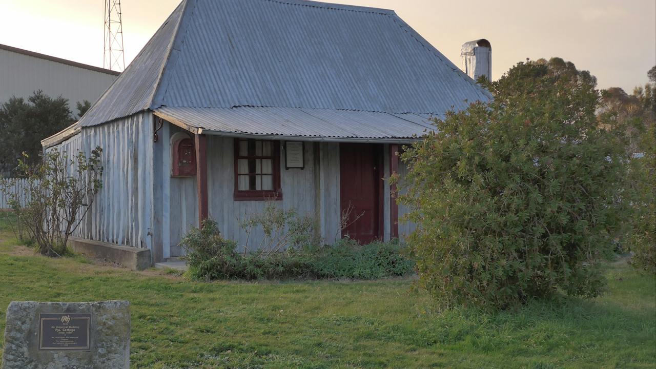 Slab hut