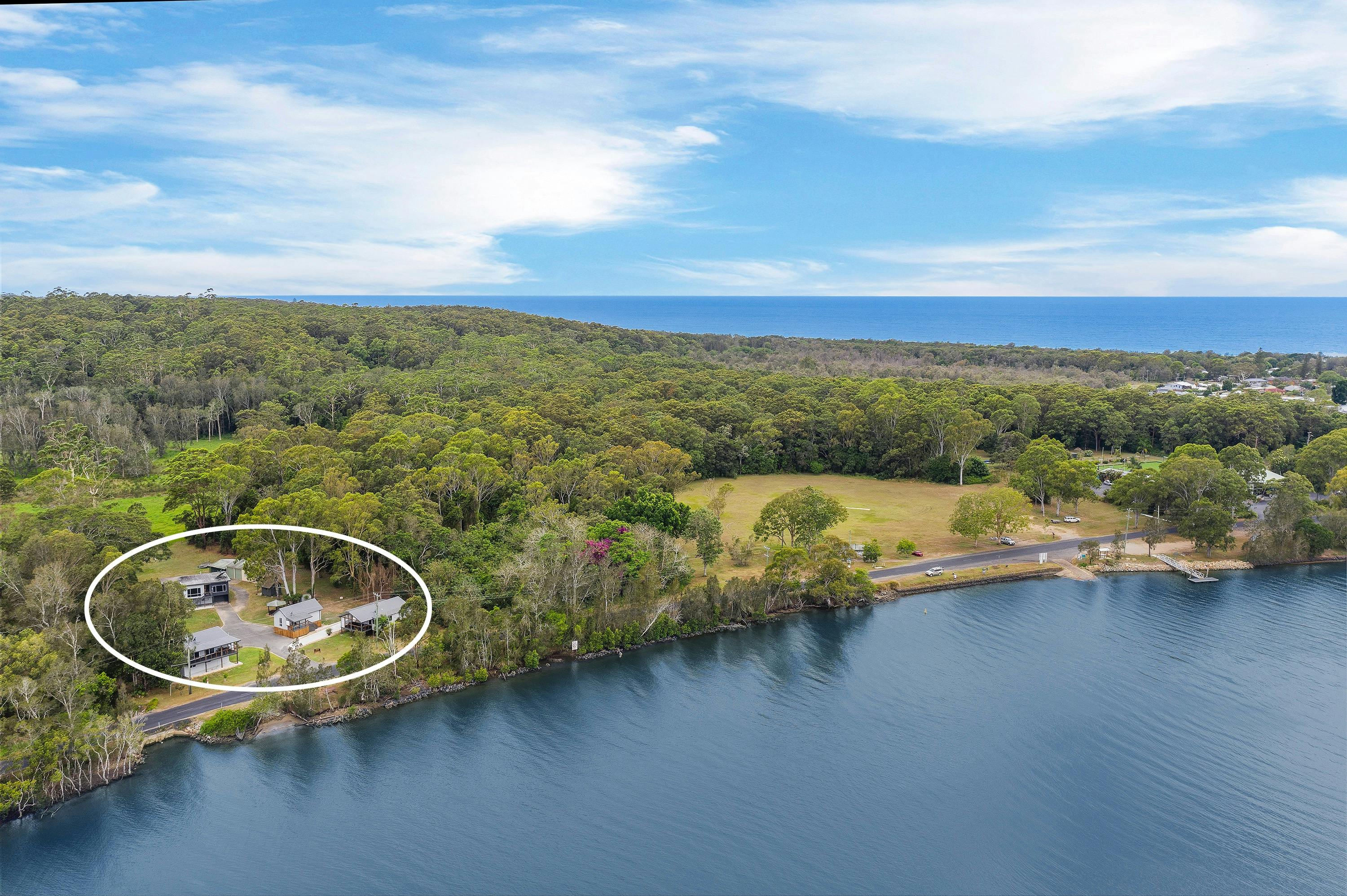 Location of cabins