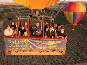 In flight photos