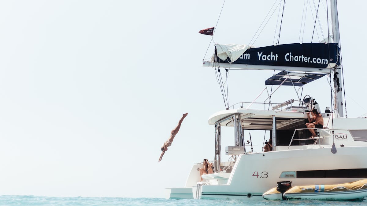 So much space on our Luxury Catamarans your home away from home with full sized fridges and more