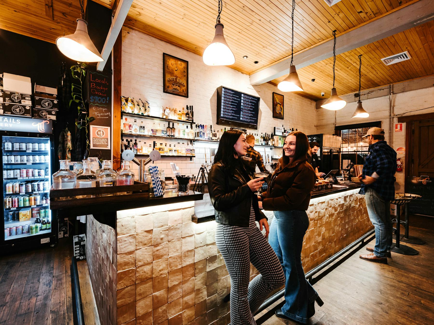 Bar area at Three Tails