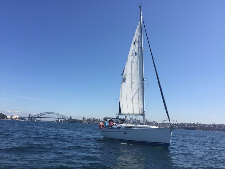 Sailing on Sydney Harbour with Sailcorp