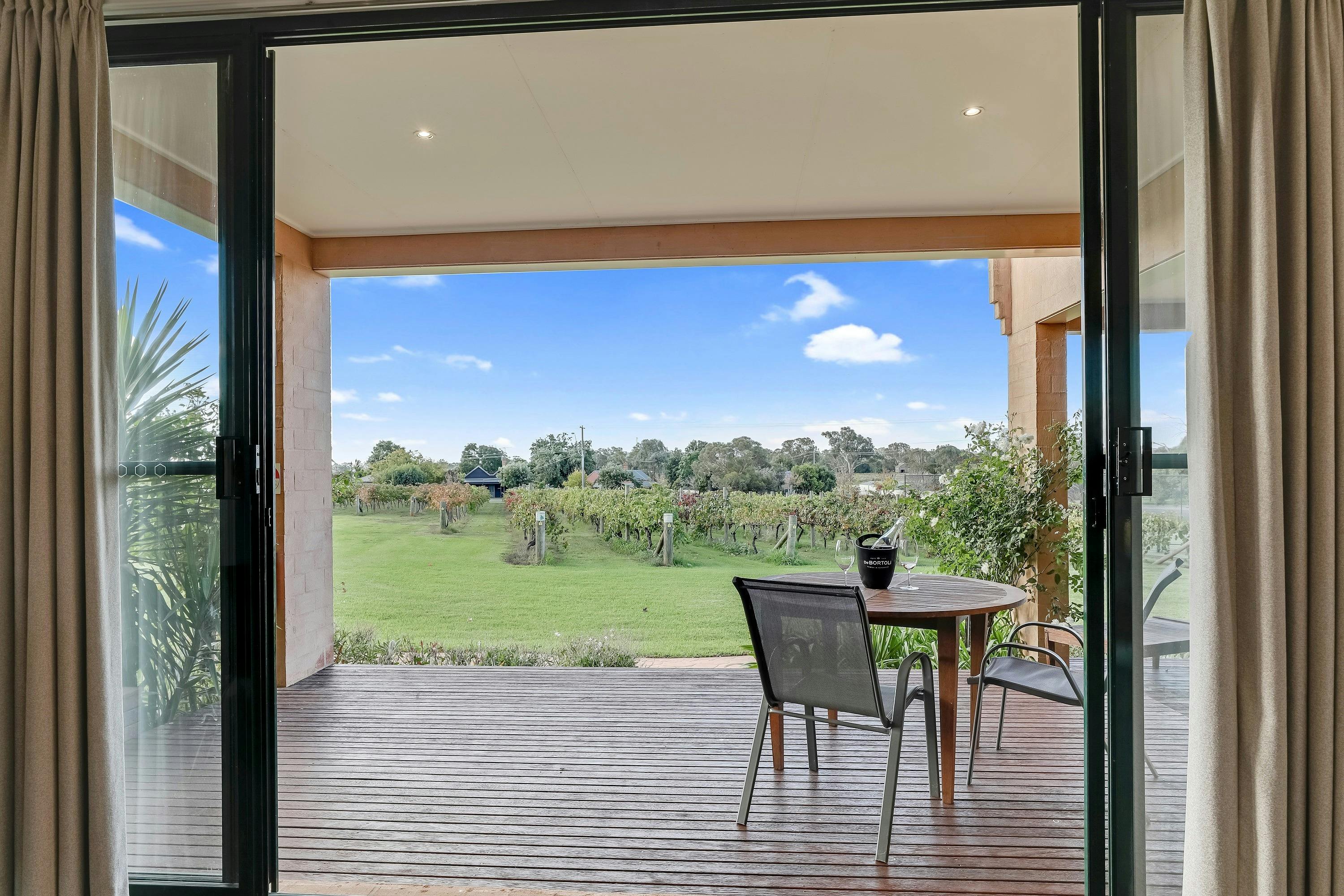 Tuileries at De Bortoli Rutherglen Balcony views