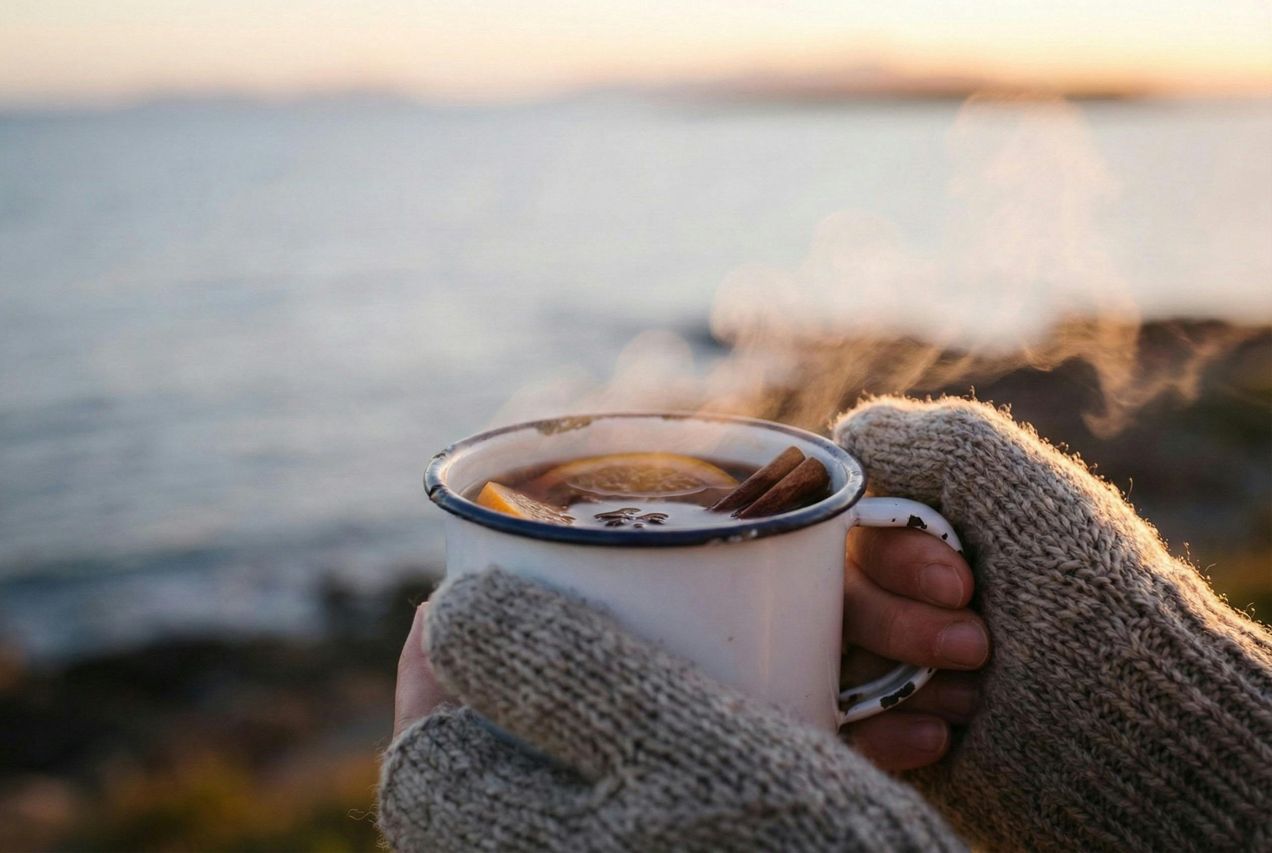Warming mulled cider