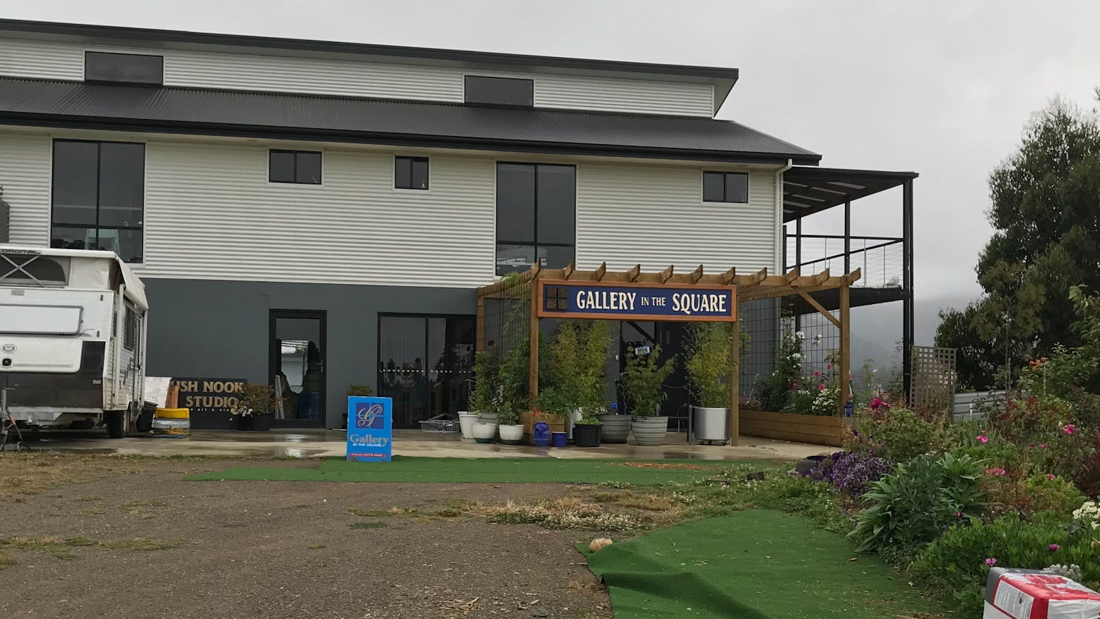 Gallery entrance at Art House