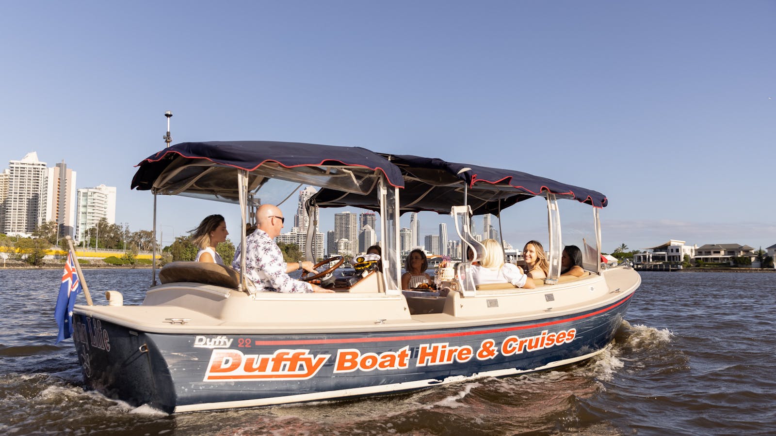 Duffy Down Under Gold Coast Boat Cruise Main Beach Skippered Cruise