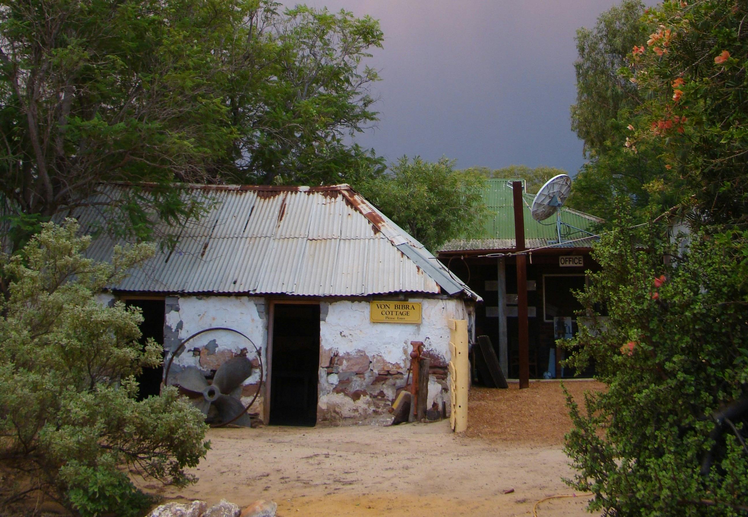 Old heritage cottage on Murchison House Station
