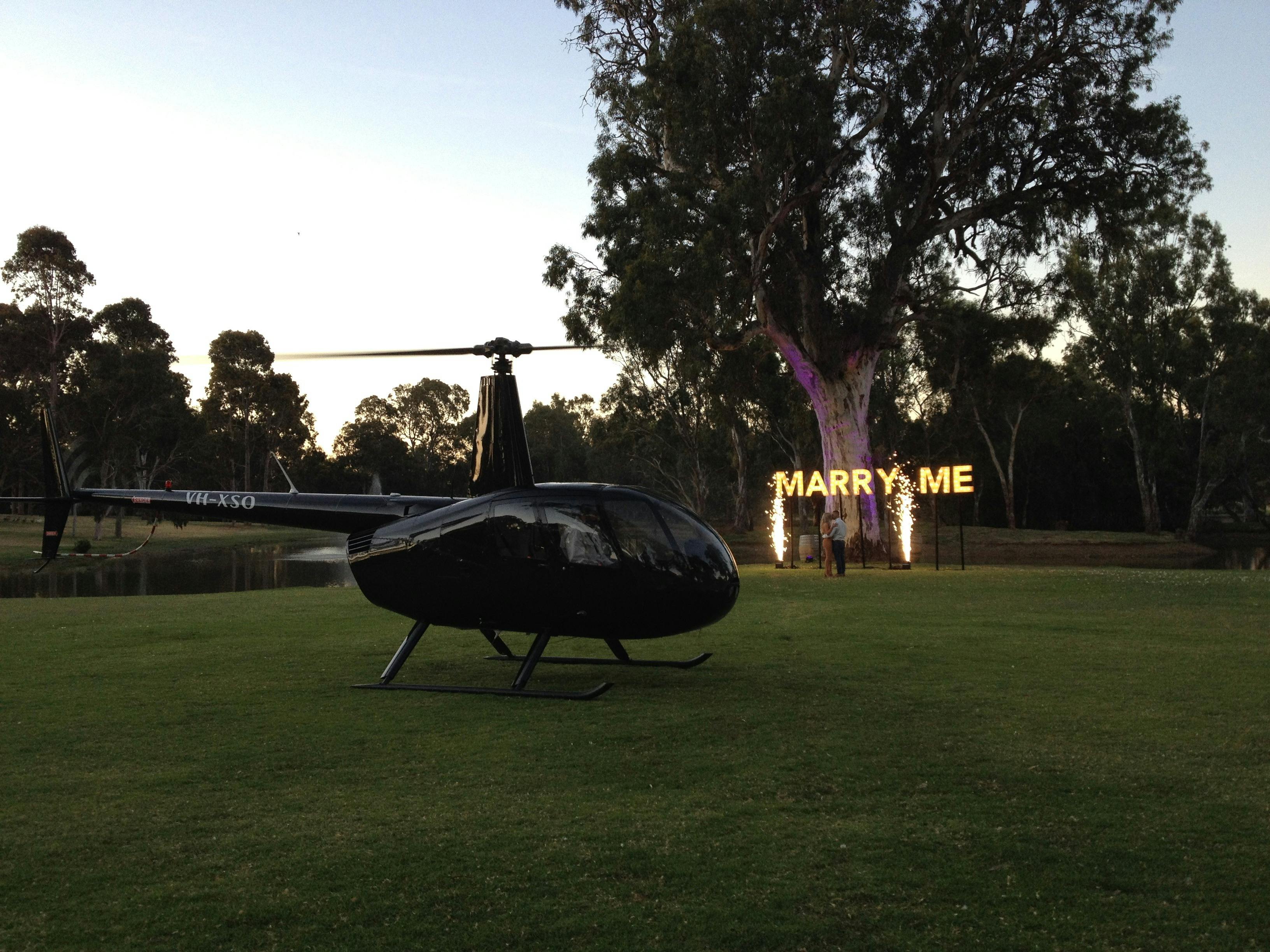 What a way to propose!