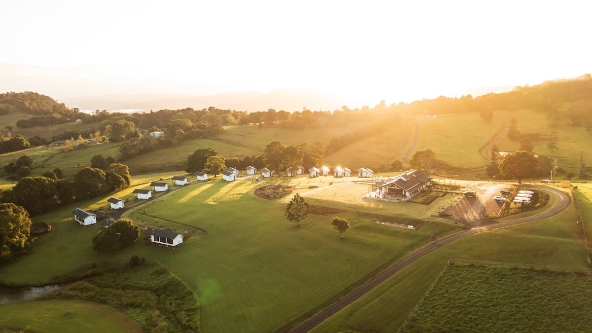 Drone shot of Hazelwood Estate Drone shot of Hazelwood Estate