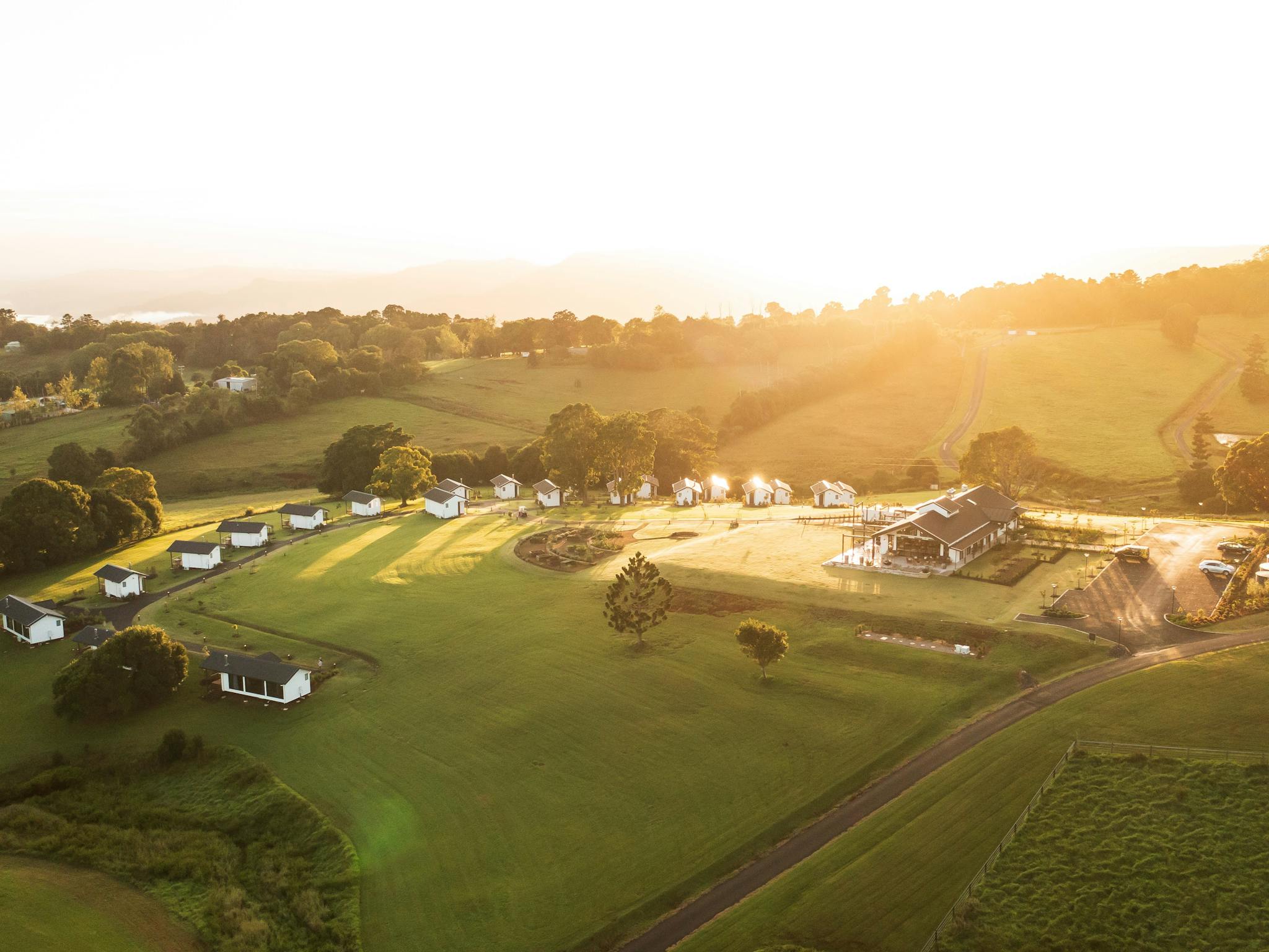 Drone shot of Hazelwood Estate Drone shot of Hazelwood Estate