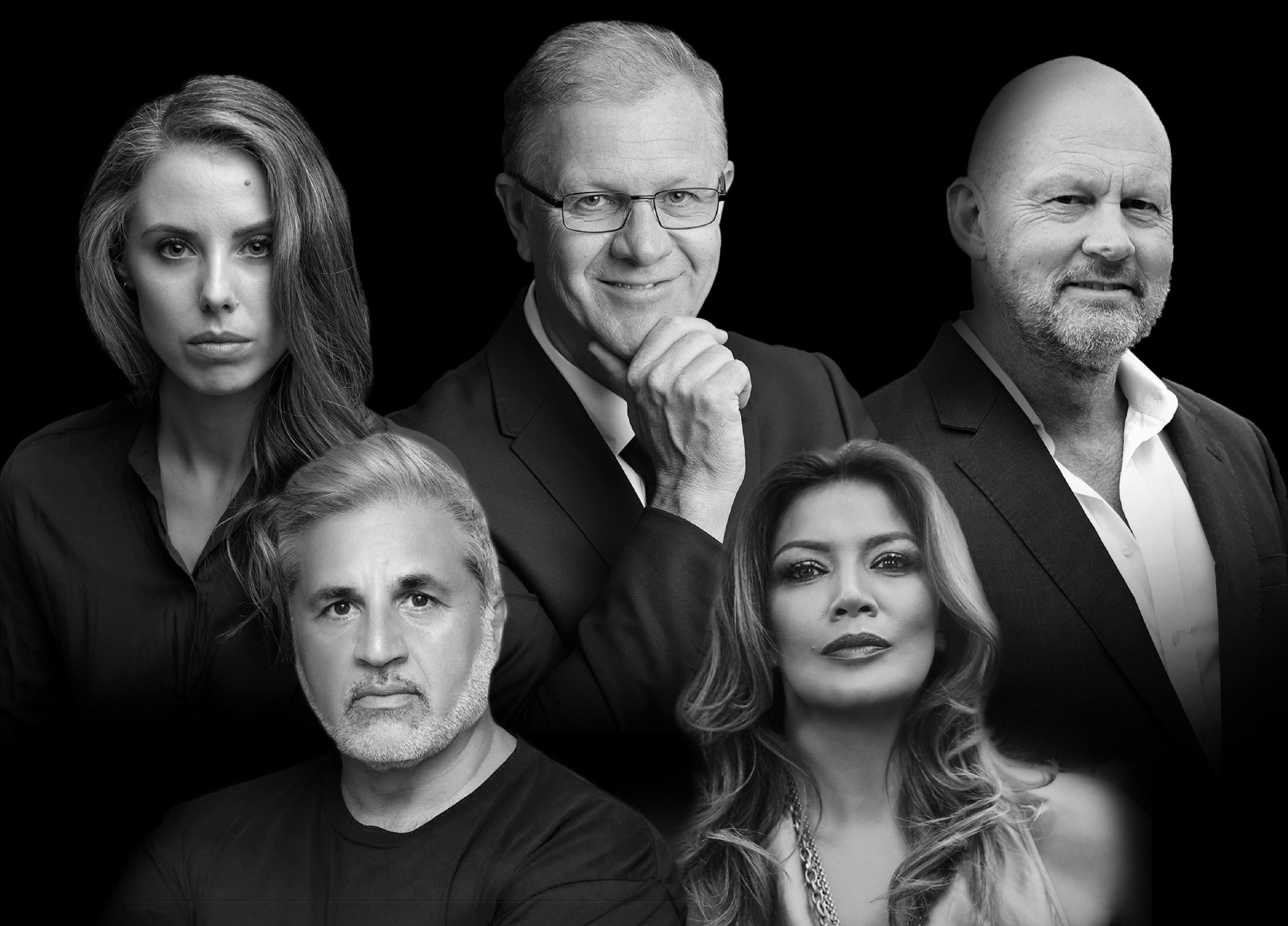Desiree Frahn, Guy Noble, Rosario La Spina, Milijana Nicolic, Teddy Tahu Rhodes